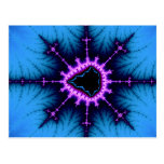Mandelbrot Cross Postcard