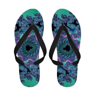 Mandelbrot Flops ~ Flip Flop Sandals