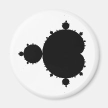 Mandelbrot Set 01 - Fractal Refrigerator Magnets