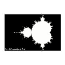 Mandelbrot Set (Negative) posters