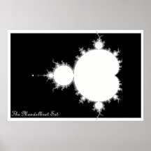 Mandelbrot Set (Negative) Posters