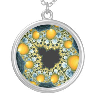 Mandelbrot Tea - Fractal Necklace necklace