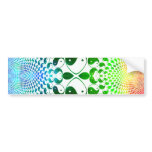 Mandelbrot Yin Yang Bumper Sticker