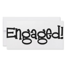 Mandi-Engaged-Blk Photo Cards