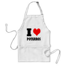 Mandil I Love Potarros Apron