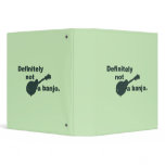 Mandolin -- Definitely Not A Banjo Vinyl Binder