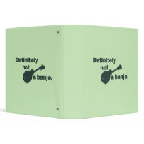 Mandolin -- Definitely Not A Banjo Vinyl Binder