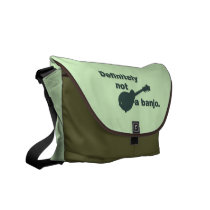 Mandolin -- Definitely Not A Banjo Commuter Bags