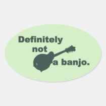 Mandolin -- Definitely Not A Banjo stickers