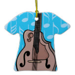 mandolin design christmas tree ornaments