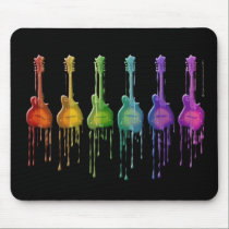 Mandolin F-style in Rainbow Colors Mouse Pad mousepads