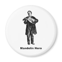 Mandolin Hero Refrigerator Magnet