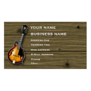 Mandolin - Music Business Card