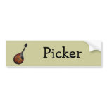 Mandolin Picker Bumper Stickers