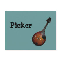 Mandolin Picker Postcards