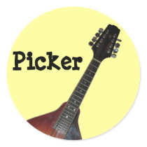 Mandolin Picker Sticker