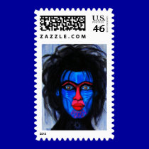 mandril man stamps