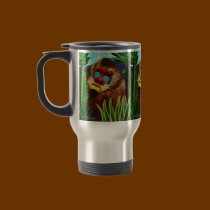 Mandrill in the Jungle by Henri Rousseau mugs