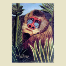 Henri Rousseau Mandrill in the Jungle