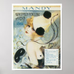Mandy Vintage Songbook Cover Poster