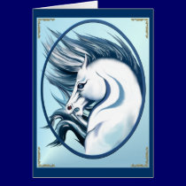Mane Attraction in White Card