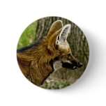 Maned Wolf  1529 Button