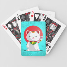 Maneki Neko Bicycle Poker Deck