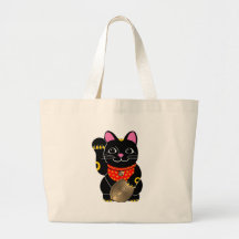 Maneki Neko Canvas Bags