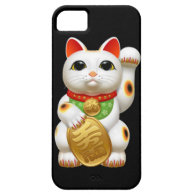 maneki-neko lucky cat japanese charm talisman welc iPhone 5 cover