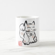Maneki Neko Lucky Cat Mug