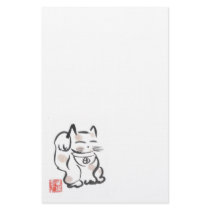 Maneki Neko Lucky Cat Stationery