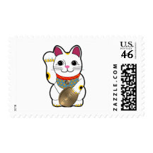 Maneki Neko Stamp