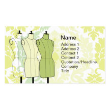 Manequins - Business Business Card Templates