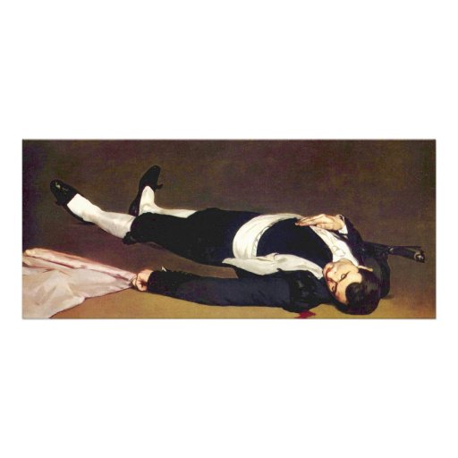 Manet Dead Matador Invitations