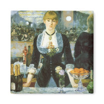 Manet's A Bar at the Folies-Bergere magnets