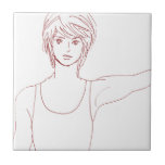 manga boy Japanese tiles