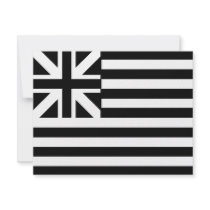 Manga Continental Flag invitations