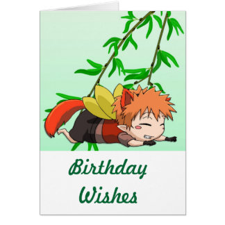 Manga Birthday Cards | Zazzle