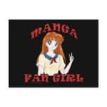 Manga Fan Girl Postcards
