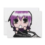 Manga Mizuki Pink Custom Invites