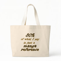 Manga Reference Joke Canvas Tote Bags