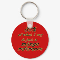 Manga Reference Joke Keychain Fob