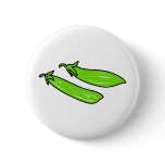 Mange Tout Pinback Button