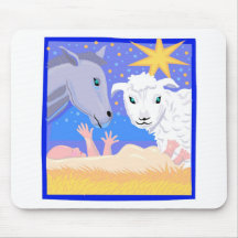 Manger Christian artwork_3 Mouse Pad