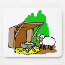 Manger Christian artwork_5 Mousepad