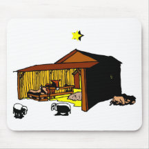 Manger Christian artwork_6 Mouse Pad