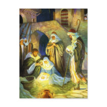 Manger Jesus Postcard Christmas by forbes1954 Manger Jesus Postcard Christmas