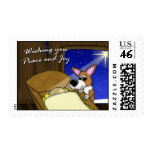 Manger Pembroke Welsh Corgi Postage Stamps