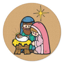 manger scene stickers
