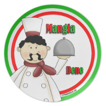 Mangia Bene! Eat Well! plates
